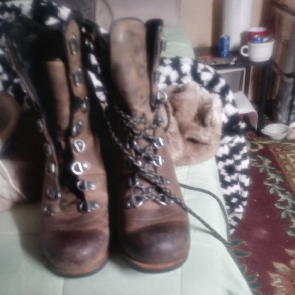 Womens Grey Sorel Wedge Ankle Boots 